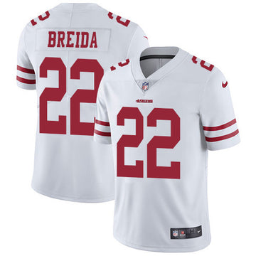 Matt Breida San Francisco 49ers white Vapor jersey