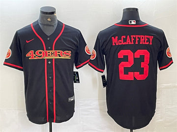 Christian McCaffrey San Francisco 49ers black jersey