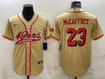 Christian McCaffrey San Francisco 49ers gold Color Rush jersey