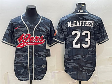 Christian McCaffrey San Francisco 49ers gray Camo jersey