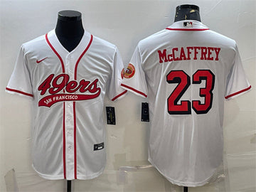 Christian McCaffrey New San Francisco 49ers white jersey