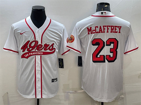 Christian McCaffrey New San Francisco 49ers white jersey