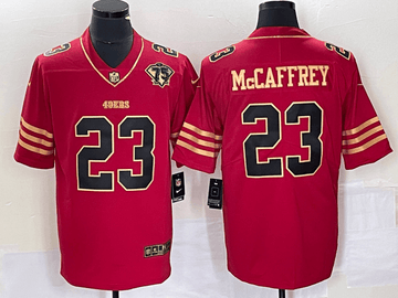 Christian McCaffrey San Francisco 49ers red Limited jersey