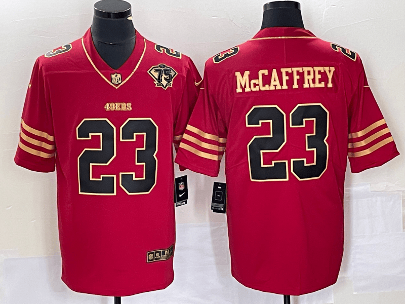 Christian McCaffrey San Francisco 49ers red Limited jersey