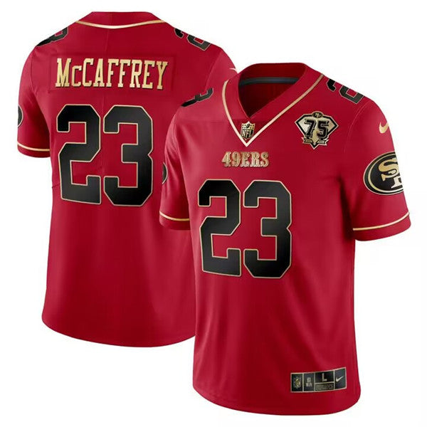 Christian McCaffrey San Francisco 49ers red Limited jersey