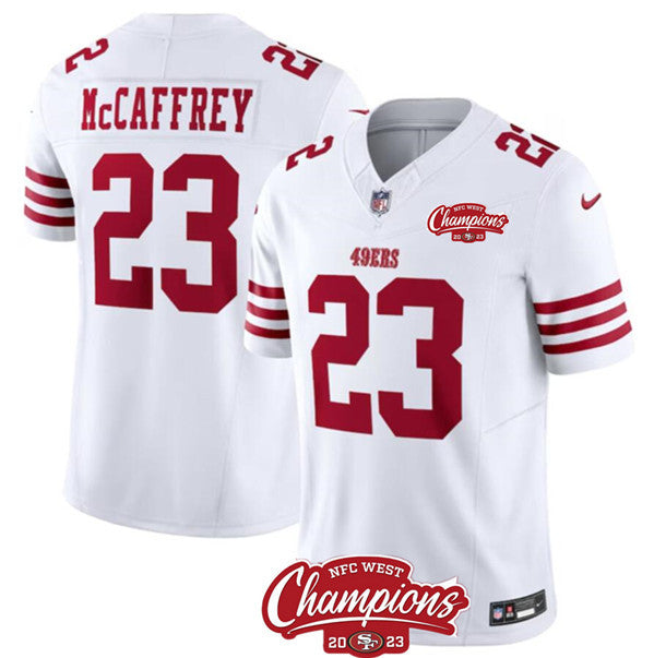 Christian McCaffrey San Francisco 49ers white jersey