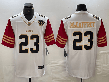Christian McCaffrey San Francisco 49ers white Limited jersey