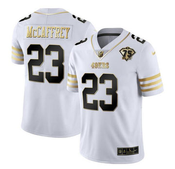 Christian McCaffrey San Francisco 49ers white jersey