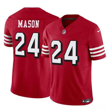 Jordan Mason New San Francisco 49ers red jersey