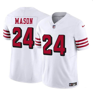 Jordan Mason New San Francisco 49ers white jersey