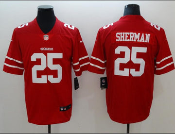 Richard Sherman San Francisco 49ers red Vapor jersey