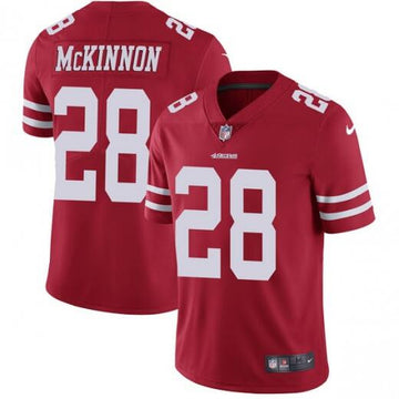 Jerick McKinnon San Francisco 49ers red Vapor jersey