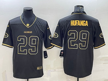 Talanoa Hufanga San Francisco 49ers black Limited jersey