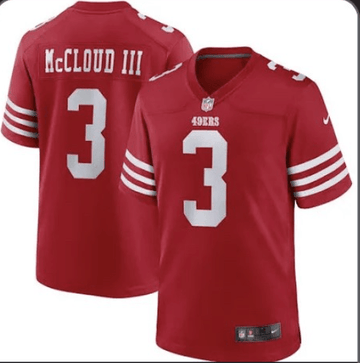 Ray-Ray McCloud III San Francisco 49ers red Vapor jersey