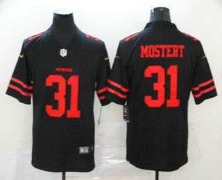 Raheem Mostert San Francisco 49ers black Vapor jersey