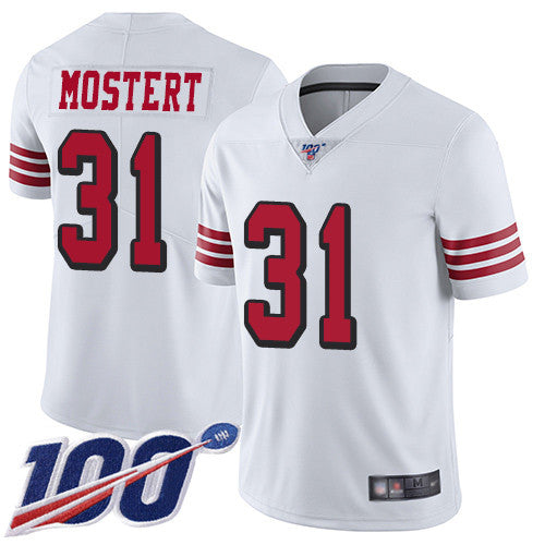 Raheem Mostert San Francisco 49ers white Vapor jersey