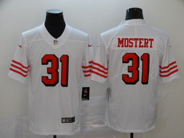 Raheem Mostert New San Francisco 49ers white Vapor jersey