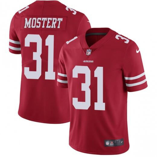 Raheem Mostert San Francisco 49ers red Vapor jersey