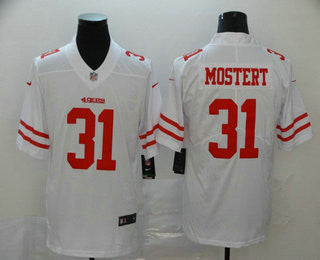 Raheem Mostert San Francisco 49ers white Vapor jersey