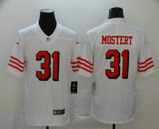 Raheem Mostert San Francisco 49ers white Color Rush jersey