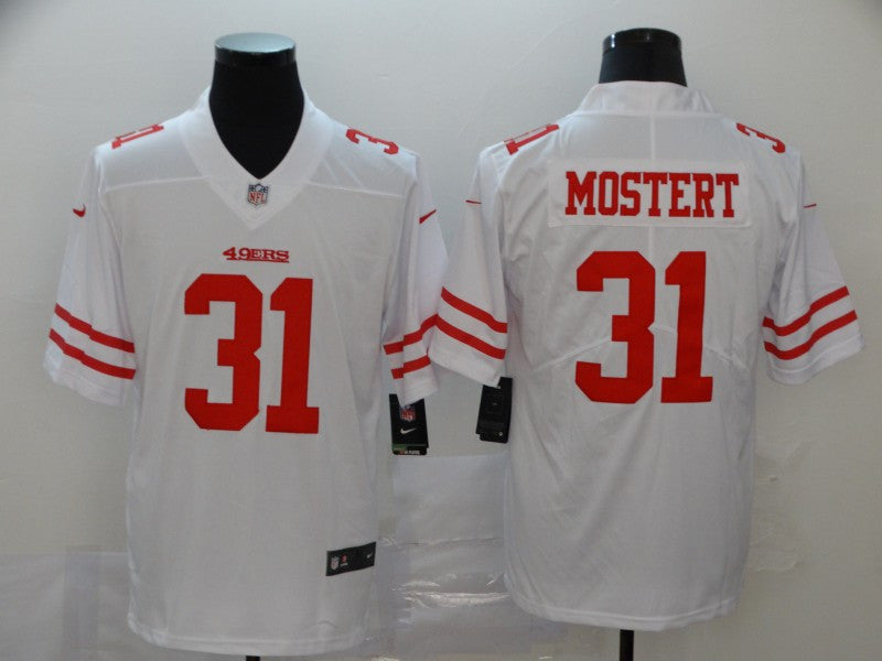 Raheem Mostert San Francisco 49ers white Vapor jersey