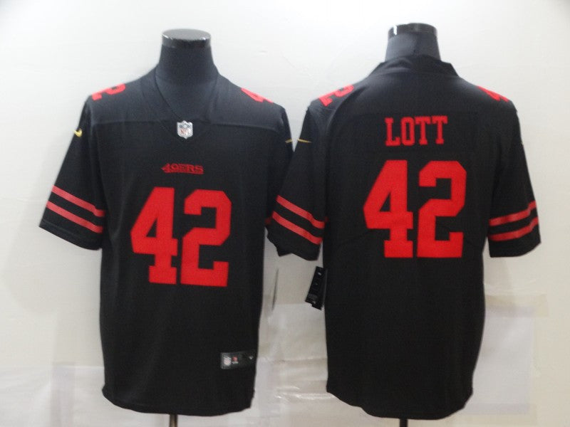 Ronnie Lott San Francisco 49ers black Vapor jersey
