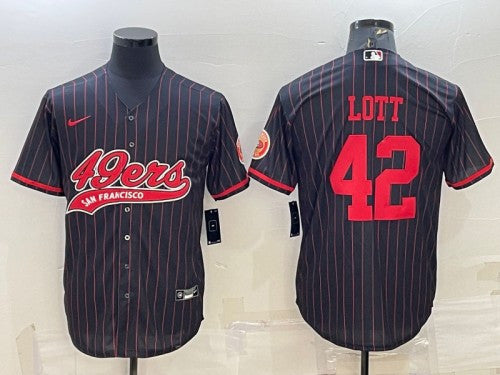 Ronnie Lott San Francisco 49ers black jersey