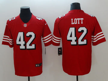 Ronnie Lott San Francisco 49ers red Vapor jersey