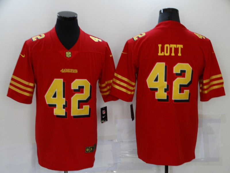 Ronnie Lott San Francisco 49ers red Vapor jersey