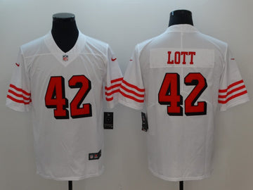 Ronnie Lott San Francisco 49ers white Color Rush jersey