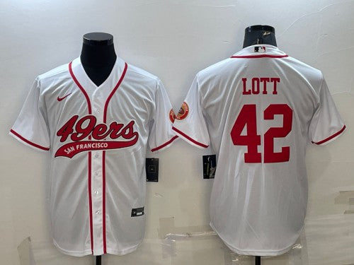 Ronnie Lott San Francisco 49ers white jersey