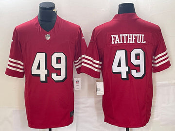 Faithful New San Francisco 49ers red jersey