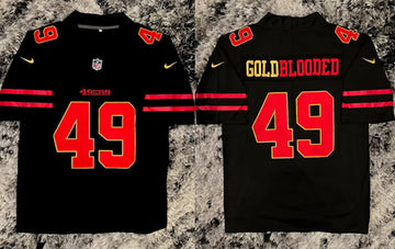 San Francisco 49ers gold jersey
