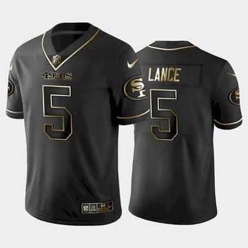 Trey Lance San Francisco 49ers black jersey
