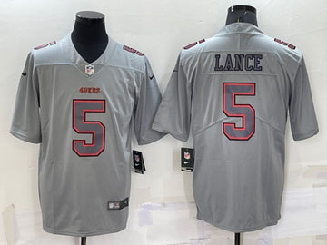 Trey Lance San Francisco 49ers gray Fashion jersey