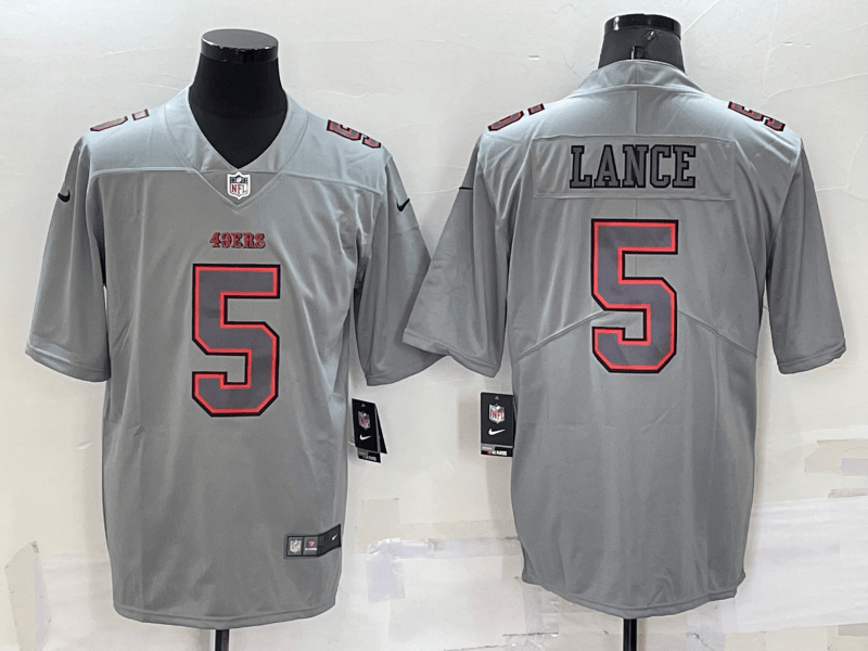 Trey Lance San Francisco 49ers grey Vapor jersey