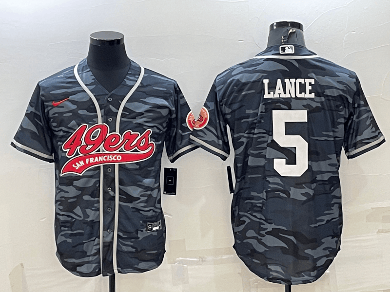 Trey Lance San Francisco 49ers white Camo jersey