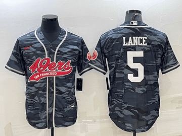 Trey Lance San Francisco 49ers white Camo jersey