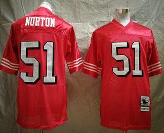 Ken Norton Jr San Francisco 49ers red Throwback jersey