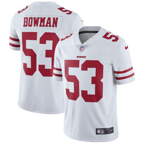 NaVorro Bowman San Francisco 49ers white Vapor jersey