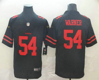 Fred Warner San Francisco 49ers black Vapor jersey