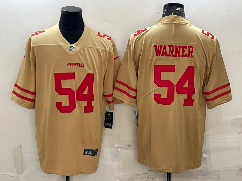 Fred Warner San Francisco 49ers gold Inverted Legend jersey