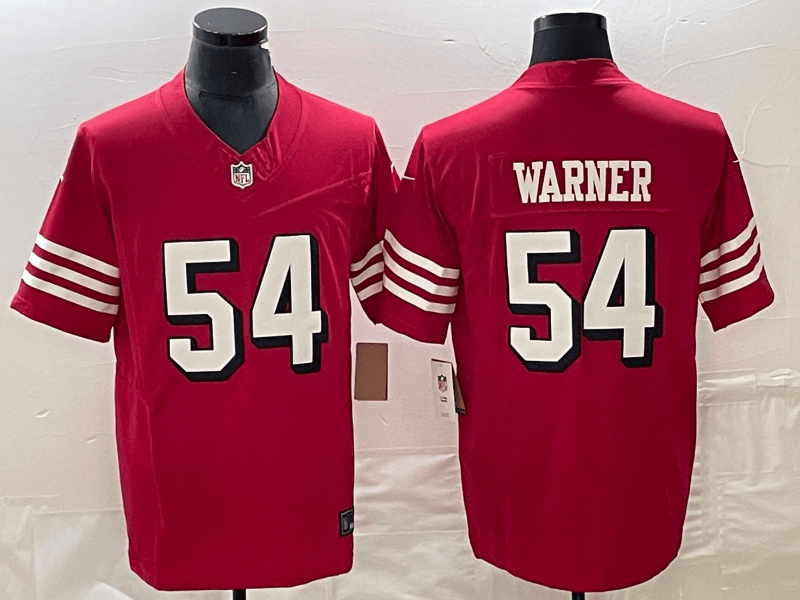 Fred Warner San Francisco 49ers red Color Rush jersey