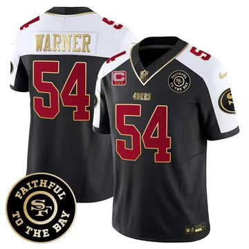Fred Warner San Francisco 49ers white Game jersey