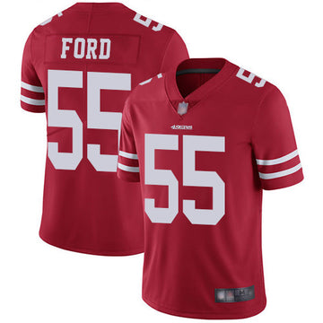 Dee Ford San Francisco 49ers red Vapor jersey