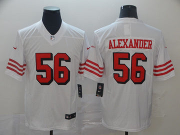 Kwon Alexander San Francisco 49ers white Vapor jersey