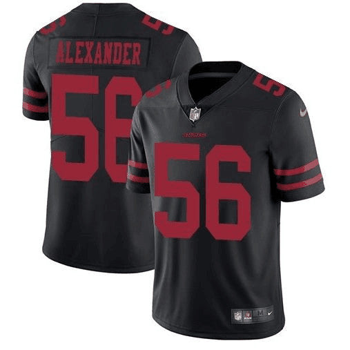 Kwon Alexander San Francisco 49ers black Vapor jersey