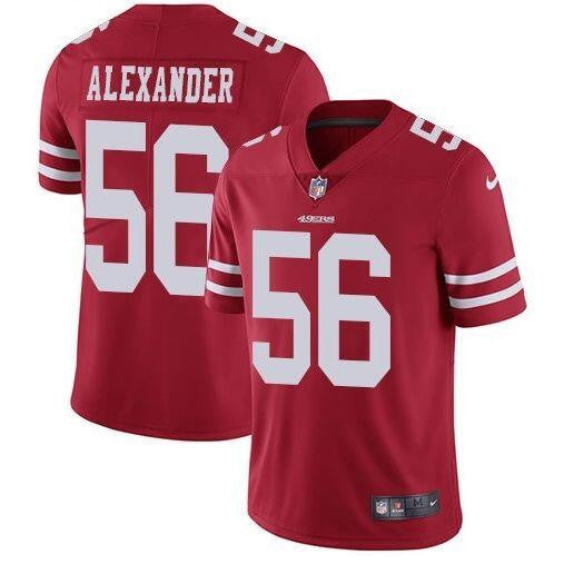 Kwon Alexander San Francisco 49ers red Vapor jersey