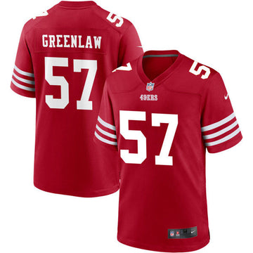 Dre Greenlaw San Francisco 49ers scarlet Vapor jersey