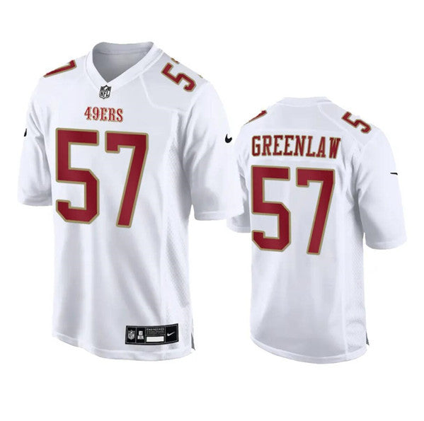 Dre Greenlaw San Francisco 49ers white Limited jersey
